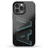 3D Initials Dark Leopard iPhone Case - Vertical